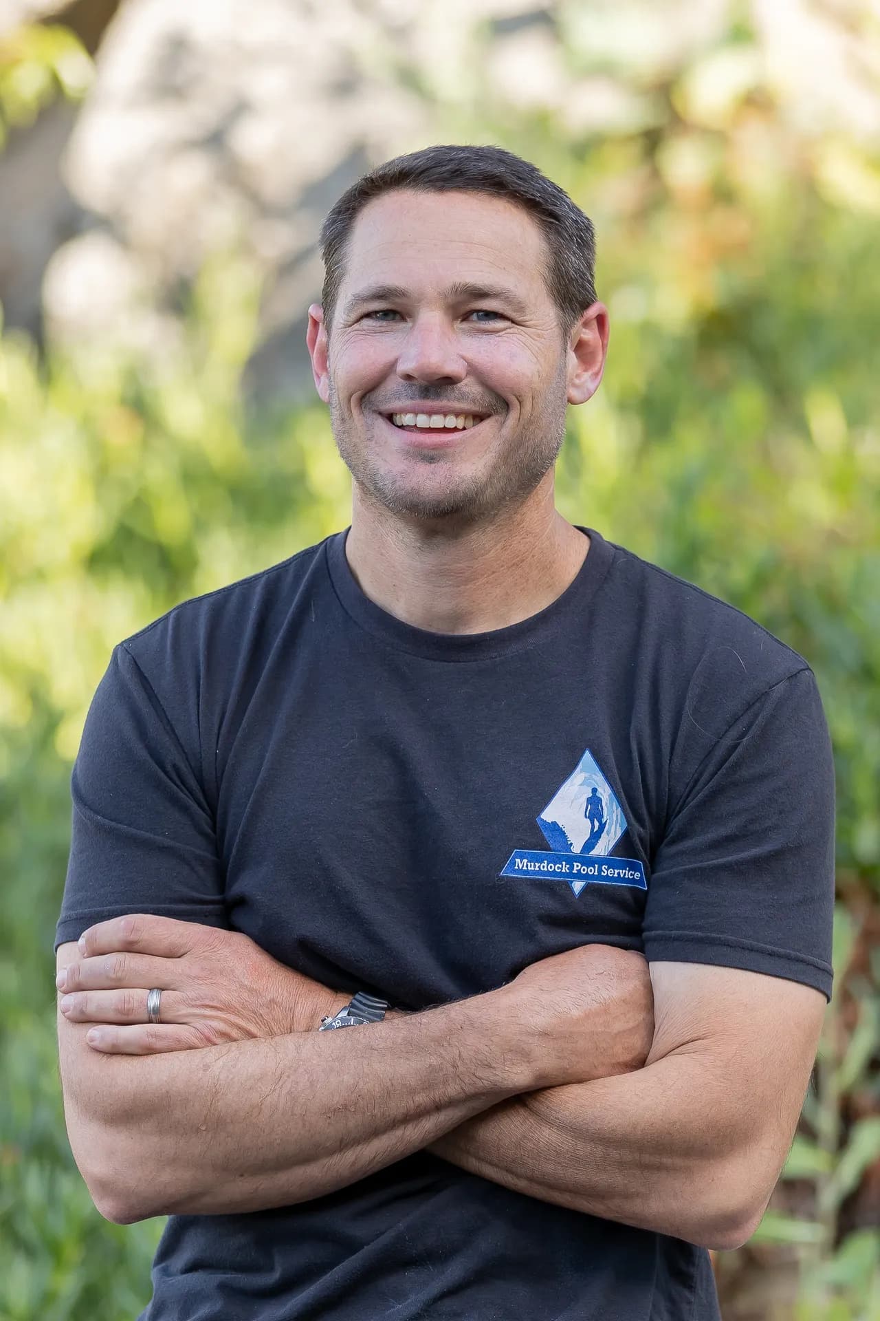 Brett Murdock, owner of Murdock Pool Service